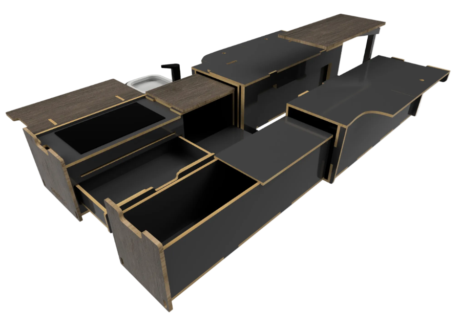 Kombilife VanBox Touring Fit Out Bundle - T5/T6/T6.1 Multivan / Transporter / California