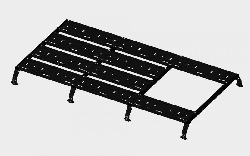 Spacerak Rack Rolling Space - Expedition Roof Rack VW T3 - SpaceRack Modular - Ultra ...