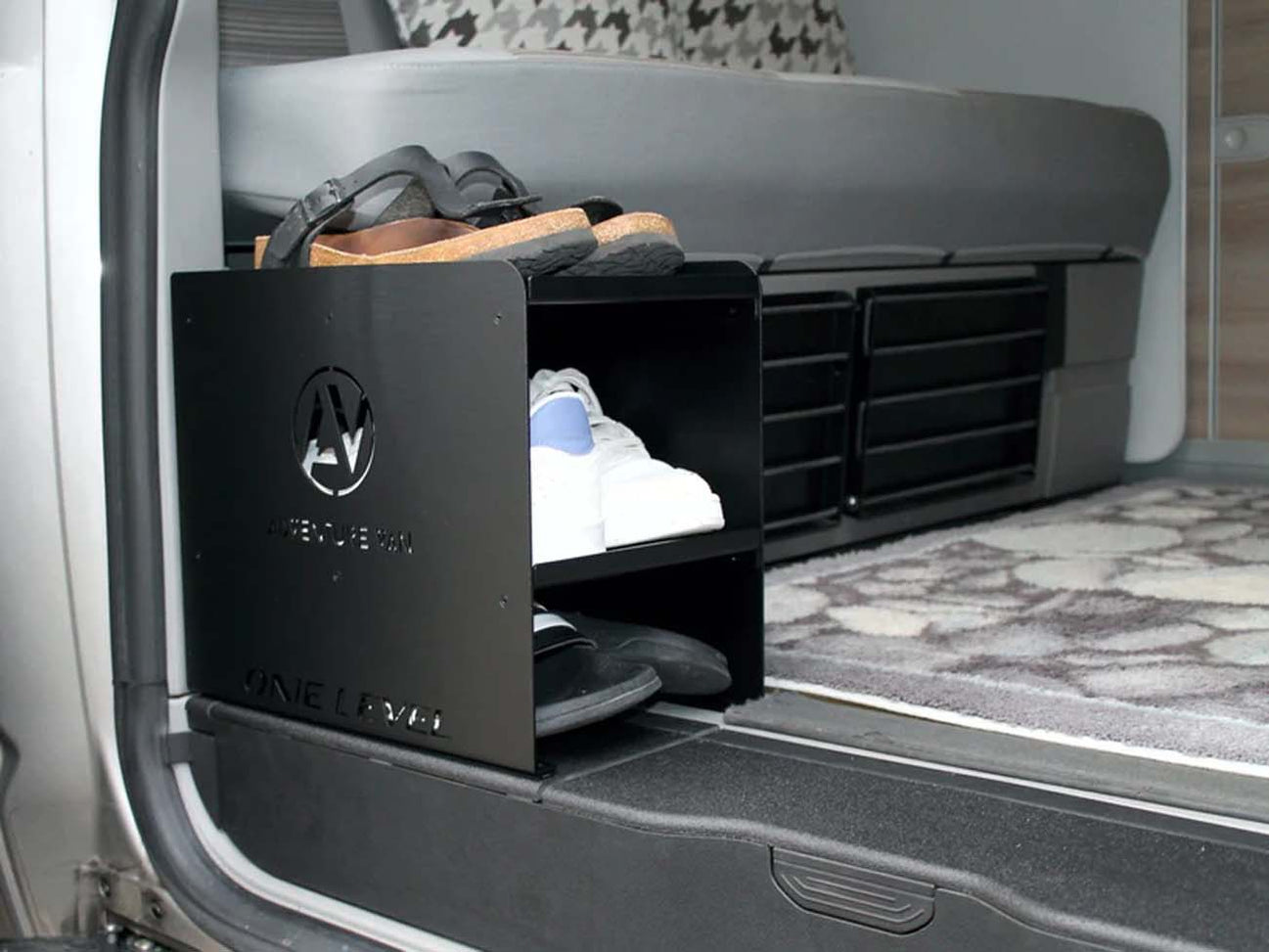 VW Multivan, California & Transporter OneLevel Shoe Rack T5-T6-T6.1 ...