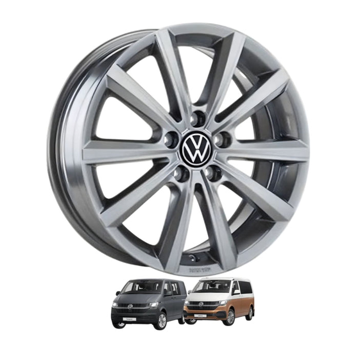 Genuine VW Alloy Wheel Merano 17" for T5/T6/T6.1 Multivan / Caravelle / California / Transporter