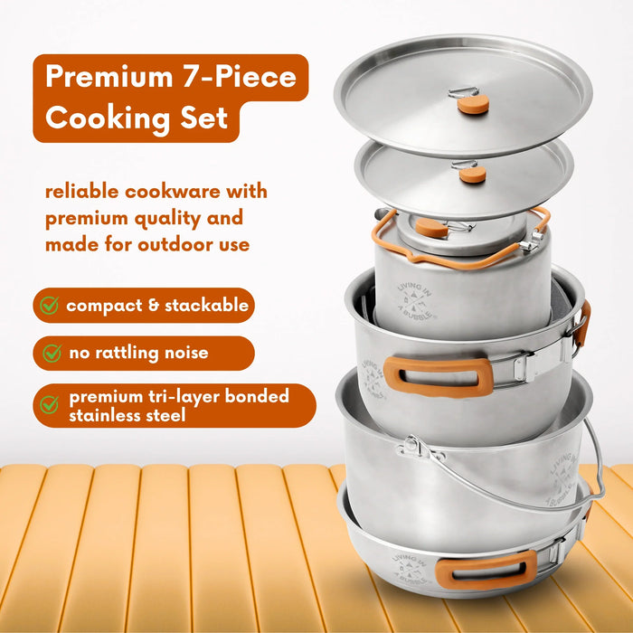 Living in a Bubble Premium 7-Piece Cooking Set