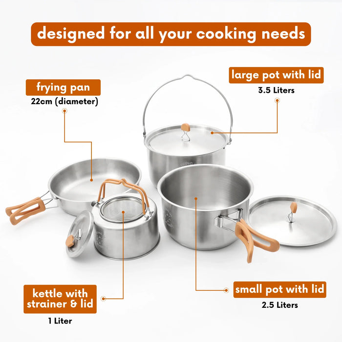 Living in a Bubble Premium 7-Piece Cooking Set