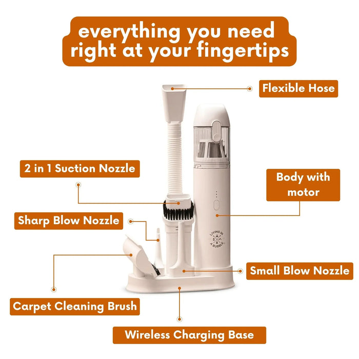 Living in a Bubble Cordless Air Duster & Vacuum