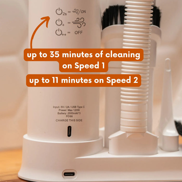 Living in a Bubble Cordless Air Duster & Vacuum