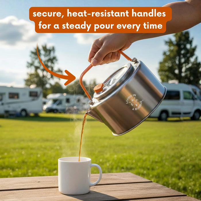 Living in a Bubble Kettle with Strainer