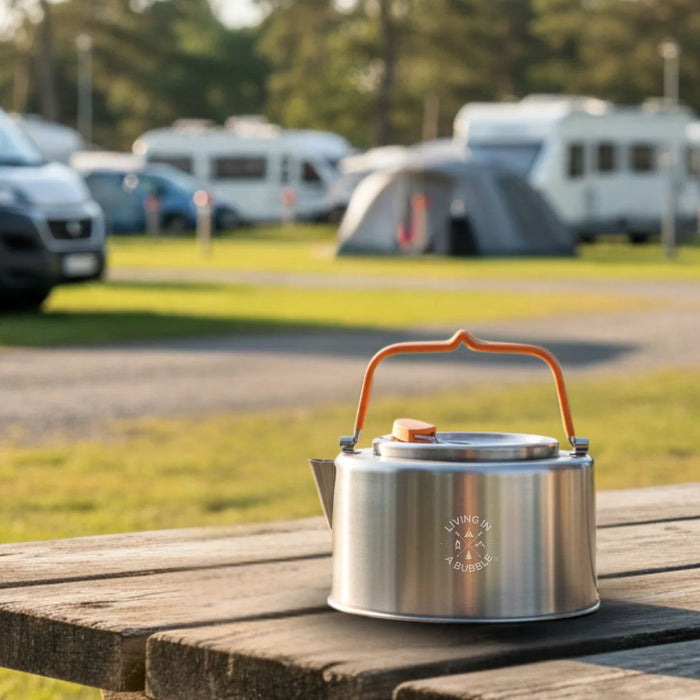 Living in a Bubble Kettle with Strainer