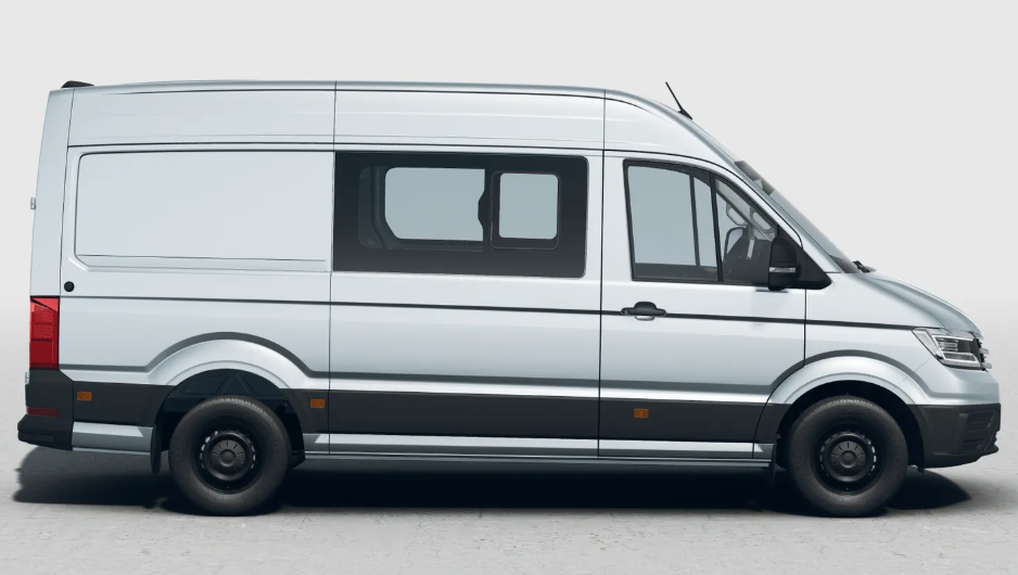 2025 4MOTION VOLKSWAGEN CRAFTER TDI410 MWB 3.88t - OYSTER SILVER METALLIC [NEW]