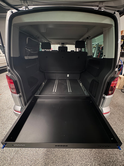 Rear Slide for VW T5 T6 T6.1 Multivan and California Works with Genuine Multi-Flex Board