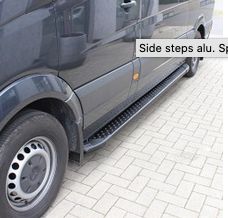 Side Step Trafic LWB - Black Colour