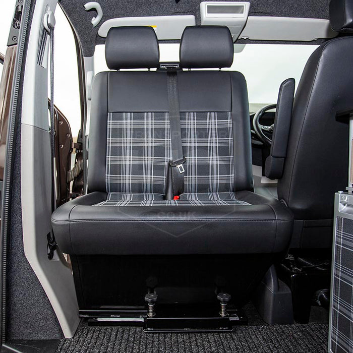 VW Transporter T5/T6 – Rusty Lee – Swivel Seat Base – Double – Passenger