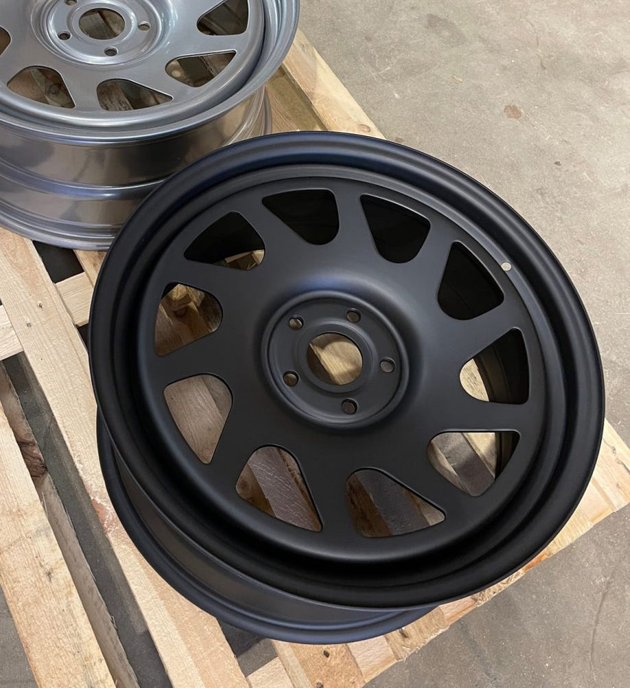 Solid Chopper Rims Navis – Chopper – Steel Wheels – 20″ – Black Finish — KombiLife Australia