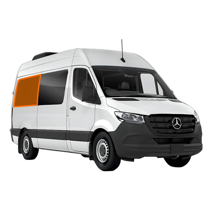 Living in a Bubble Mercedes Sprinter MWB Thermomat - Rear Side Right