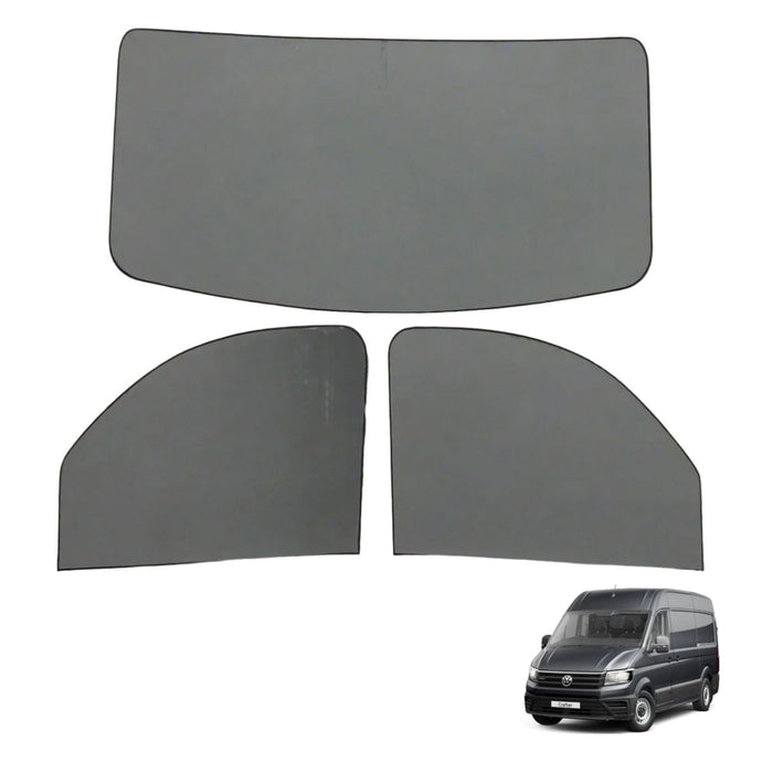 ThermoMats VW Crafter (2017-on) - Black Front Set Magnetic (3pc)