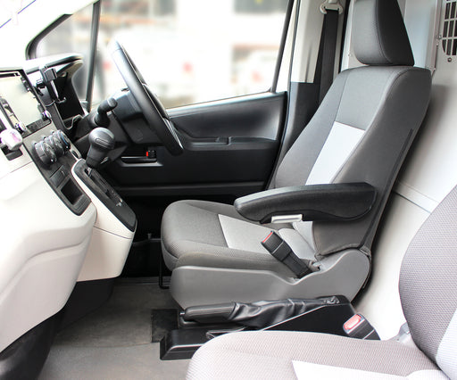 Techsafe Toyota Hiace H300 Adjustable Armrest - fitted