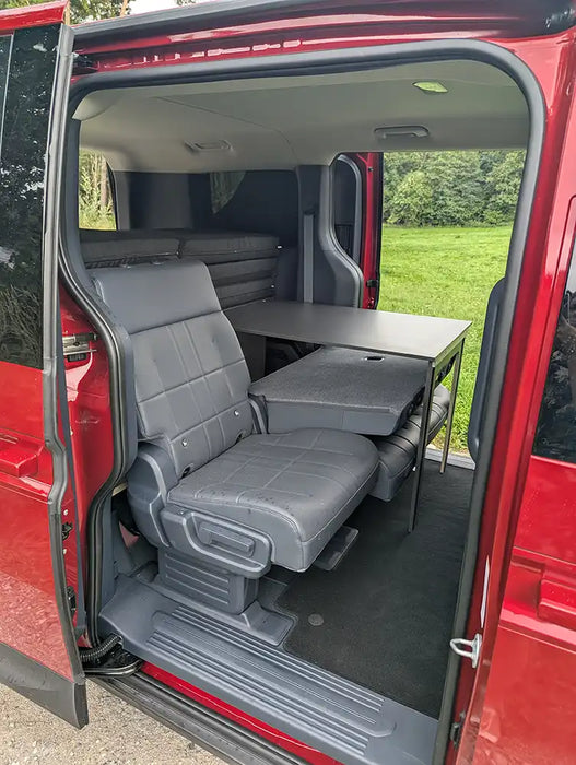 VanEssa Surfer Bed Split - Kia PV5 Passenger - with table