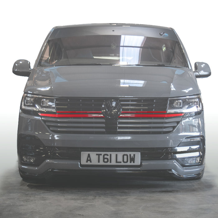 VW Transporter T6.1 – Trim Strip Set – Upper Grille - NEW COLOURS AVAILABLE