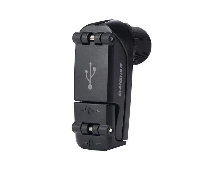 Scanstrut – ROKK Charge Pro – Dual USB Socket – 12/24V – Waterproof – Fast Charge – (Suitable for Camper Vans)
