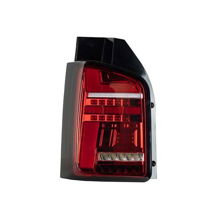 VW T5 (2003-09) – Rear Lights – Sequential Indicator – LED – Red (T6.1 Style)