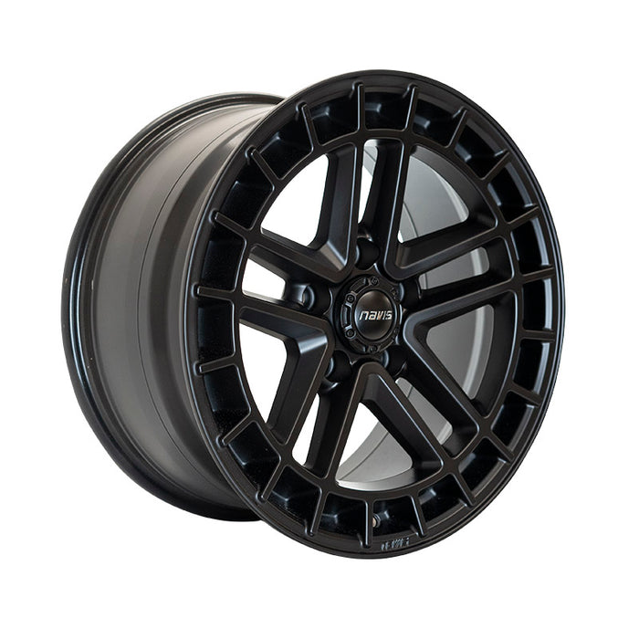 Navis MAC-AT – 17″ Satin Black Finish 8.5J 5×120 Alloy Wheels – Load Rated