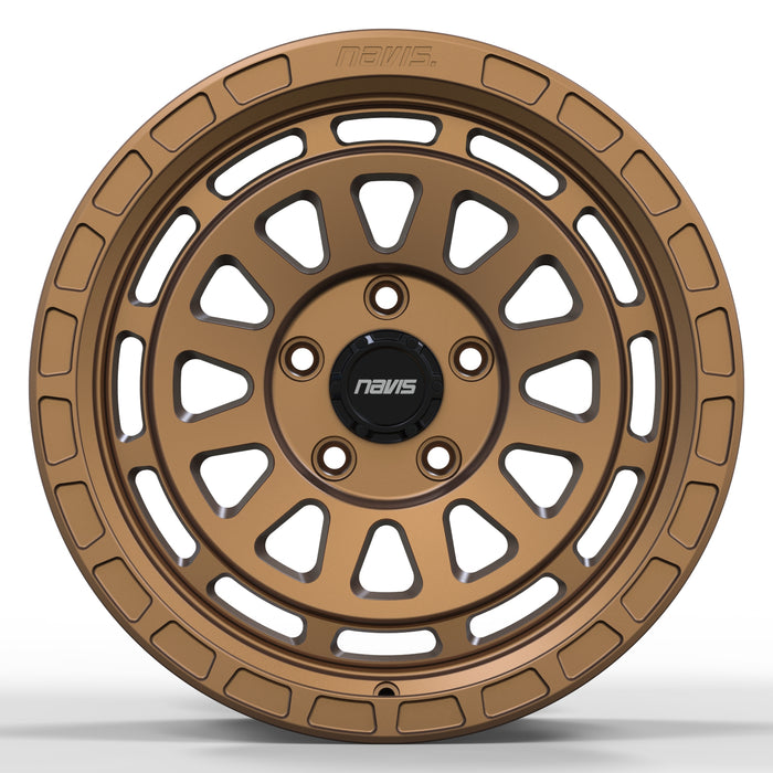 Navis Gelida-AT – 17″ Bronze Finish 8.5J 5×120 Alloy Wheels – Load Rated