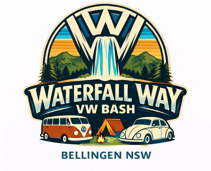 Waterfall Way VW Bash 2026 Logo