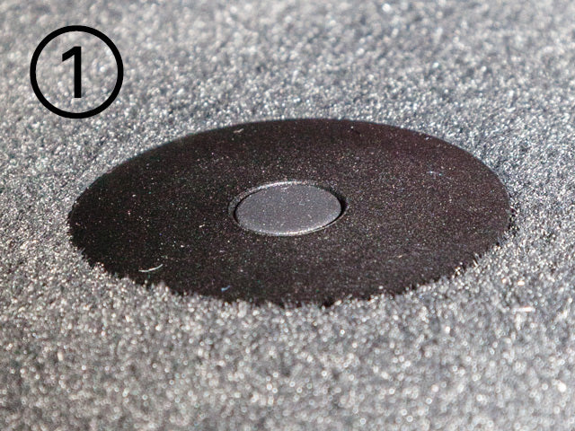 BRANDRUP Spare carpet screw fastener for VW T5 till 2014, 4 pieces, suitable for 1 cabin carpet