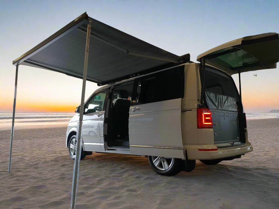 Fiamma F45s 2.6m wind-out Cassette Awning for SWB Multivan, Transporter, Caravelle & Caddy