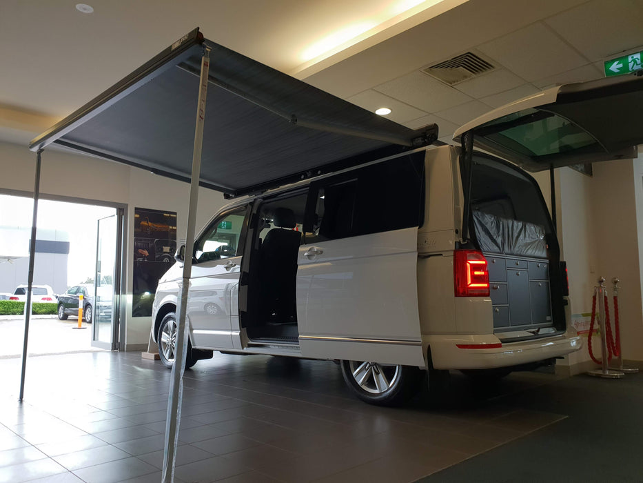 Fiamma F45s 2.6m wind-out Cassette Awning for SWB Multivan, Transporter, Caravelle & Caddy