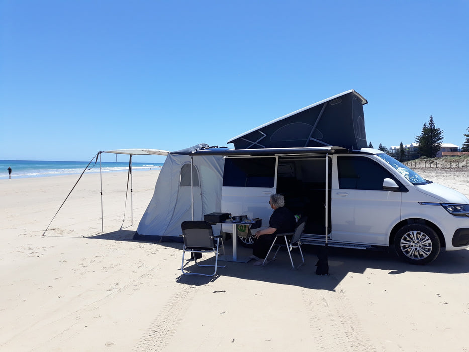 t6 california zelt VanShower