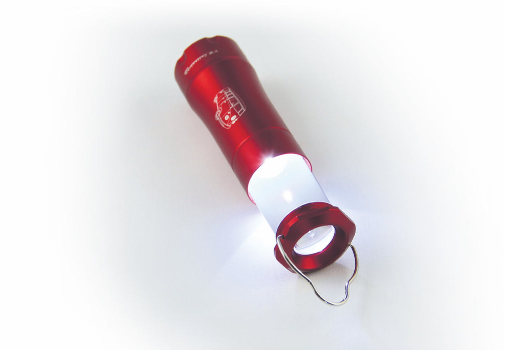 VW T1 Bus Flashlight Torch In Gift Tin - Red