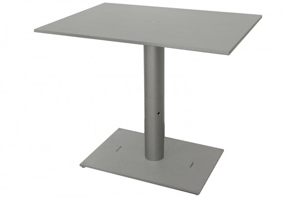 Camping Table - single Pedestal. 4-piece for storage in/on rear kitchen - Width 80 cm, Length 58,5 cm, Height 68 cm