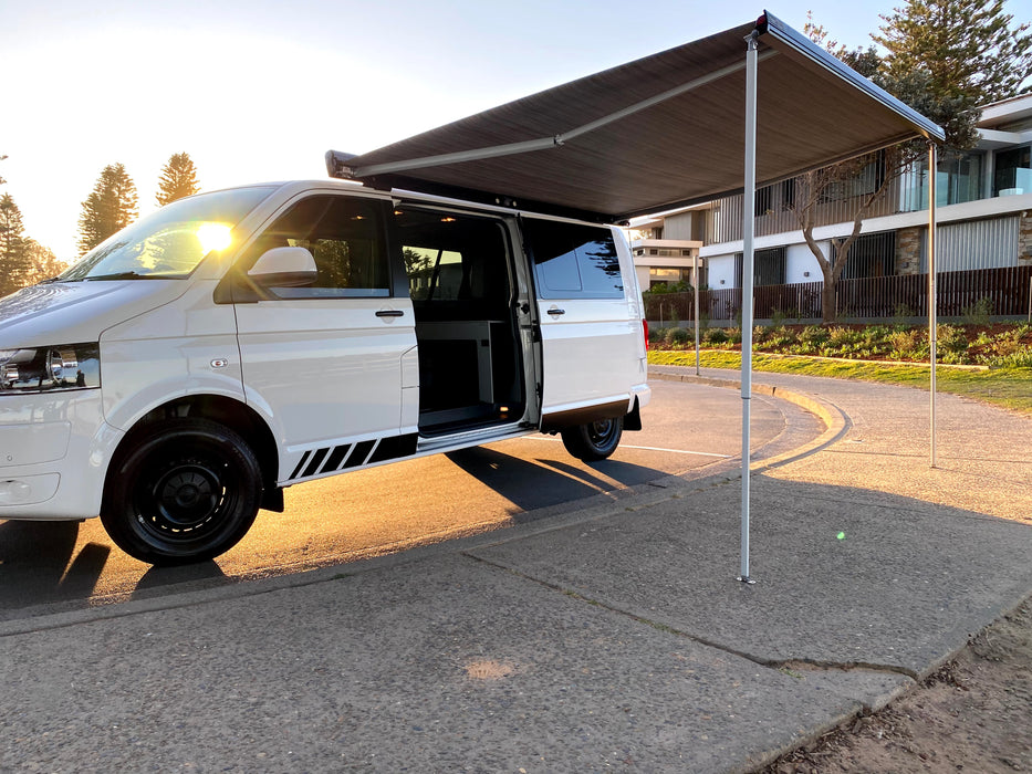 Fiamma F45s 3.0m wind-out Cassette Awning for SWB/LWB Multivan, Transporter, & Caravelle