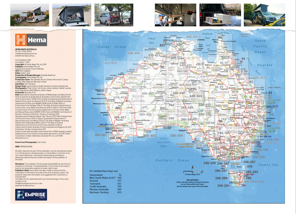 Hema Maps Where To Camp Guide Australia 1st Edition