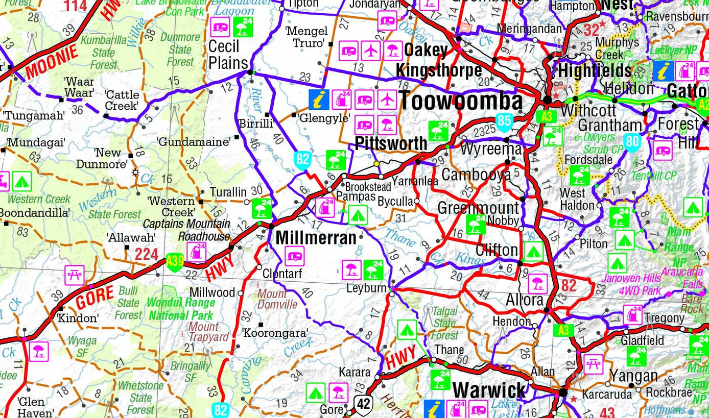 Hema Maps Outback Queensland Map — KombiLife Australia