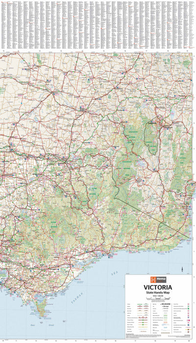 Hema Maps Victoria Handy Map