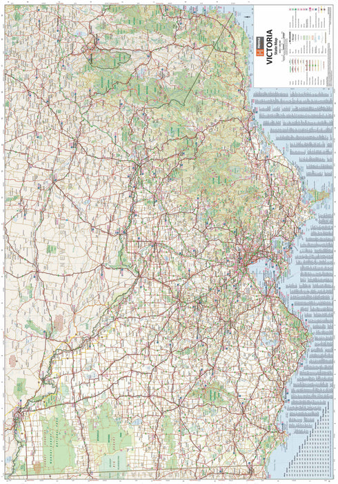 Hema Maps Victoria State Map