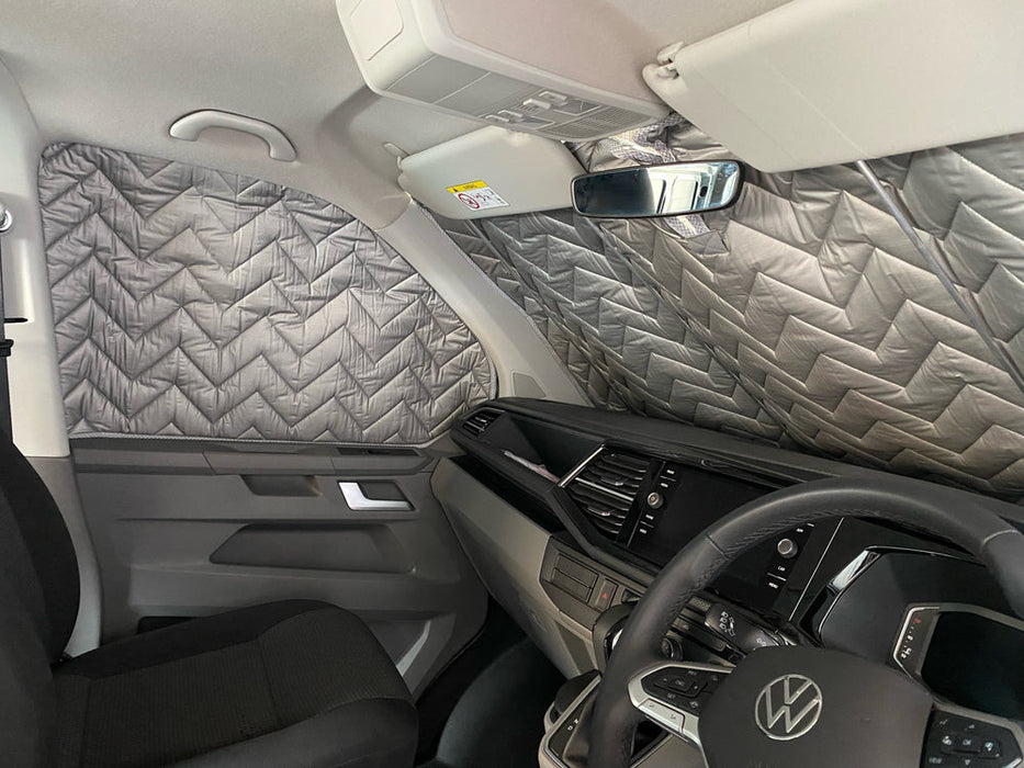 VW T5/T6/T6.1 FRONT Window Thermomats for Multivan - Driver/Passenger/ Windscreen - 3pc — KombiLife Australia