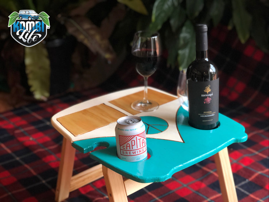 Kombi Beer & Wine fold-up table for camping