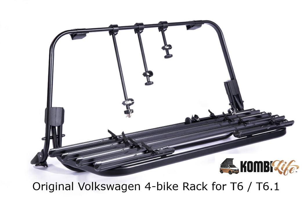 Original T6 Bike Rack from VW - 4 bikes - Genuine Volkswagen 7E0.071.104