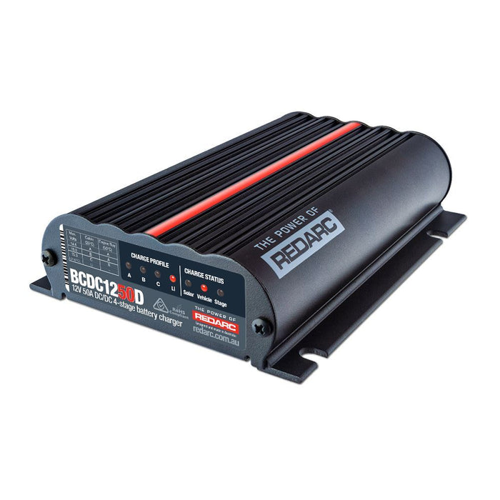 Redarc Dual Input 25A or 40A or 50A In-vehicle DC Battery Charger - Pre-wired