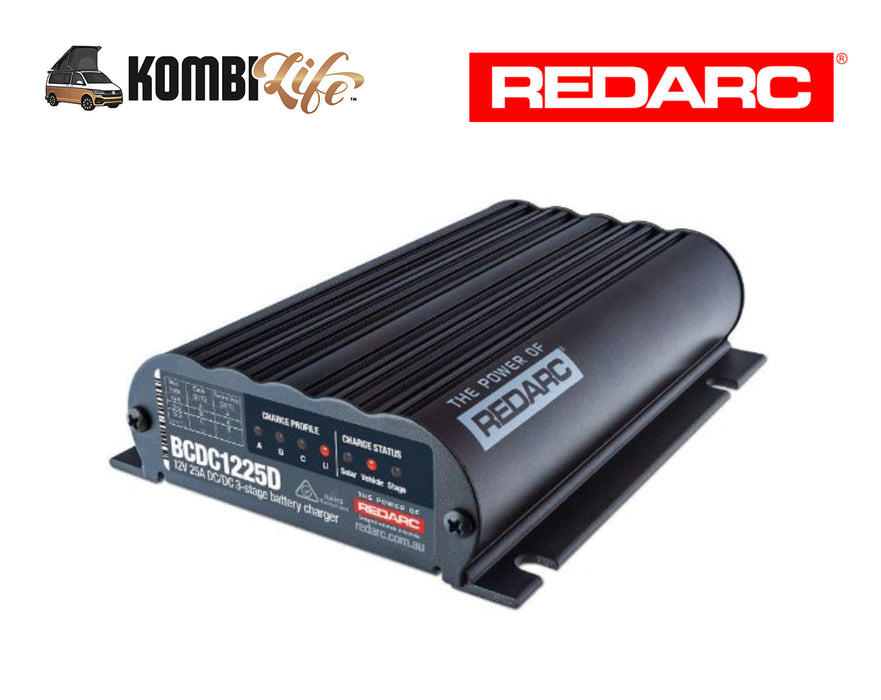 Redarc Dual Input 25A or 40A or 50A In-vehicle DC Battery Charger