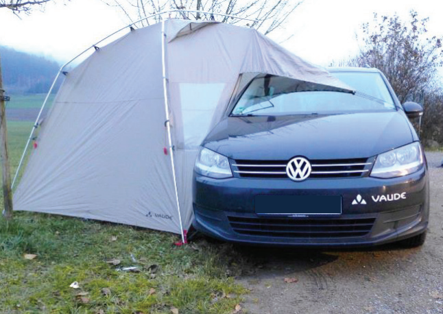Vaude Drive Away Van Free Standing Annexe Tent for Volkswagen Vans
