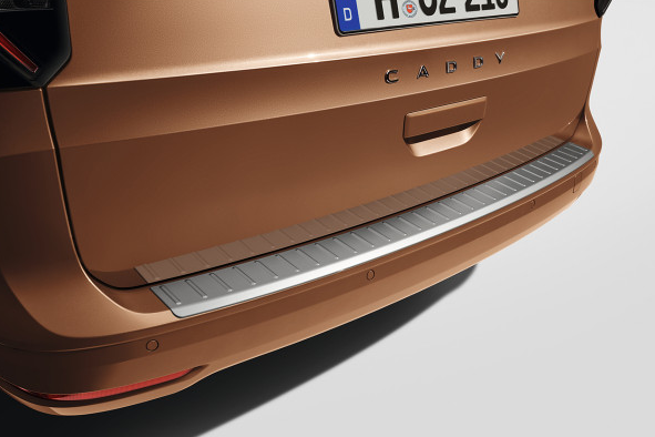 Genuine VW Rear Bumper Protector (SILVER) for Caddy 5 (2021+)  - Genuine Volkswagen