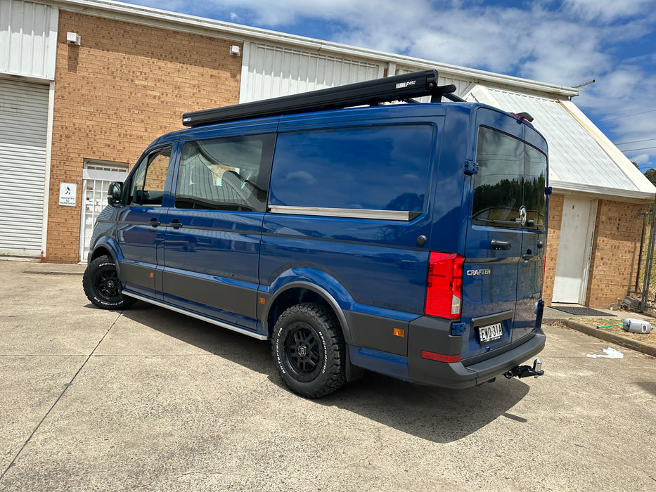 fiamma markise vw crafter Fiamma F45s 3.0m wind-out Cassette Awning for SWB/LWB Multivan, Transp — KombiLife Australia