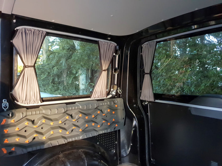 Transporter 5pc Curtain Set (SWB) - 2 x Sliding Doors + Rear Windows + Tailgate - Block Out Style