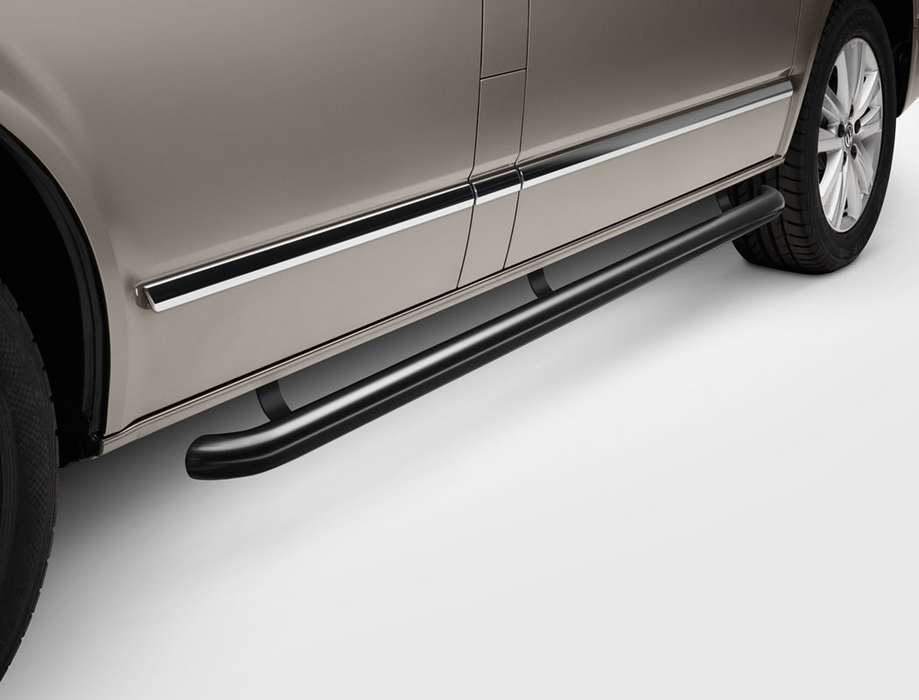 Genuine Side Tubes (BLACK) for Multivan / California / Caravelle T6.1 / T6  - Genuine Volkswagen