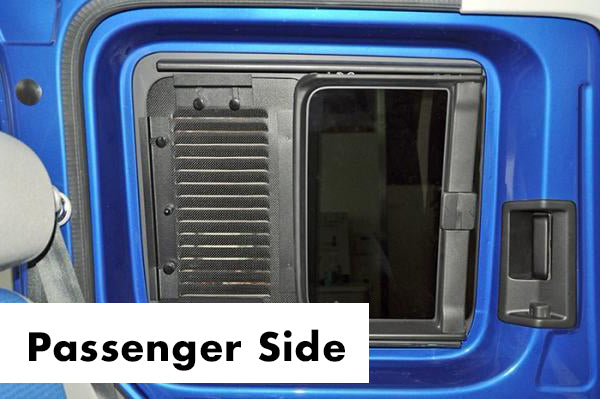 Ventilation Grill Sliding Window Caddy Driver or Passenger Side
