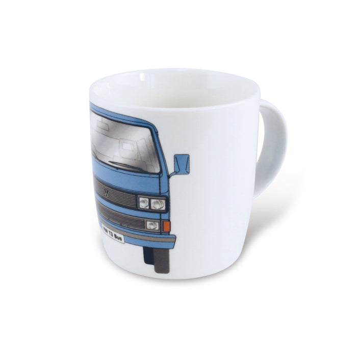 VW T3 Kombi Bus Coffee Mug 370ml in Gift Box - Blue